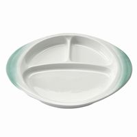 アースモス ランチプレート 吹付ヒワ ランチプレート [2個入] vac-304-07004（直送品）