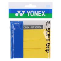 Yonex（ヨネックス) テニス グリップテープ ウエットスーパーソフトグリップ AC1363 イエロー(004) 5個（直送品）