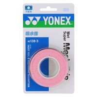 Yonex（ヨネックス) テニス グリップテープ ウエットスーパーメッシュグリップ AC1383 フレンチピンク(128) 2個（直送品）