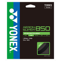 Yonex（ヨネックス) 硬式テニス ガット エアロンスーパー850 ATG850 ブラック(007) 1個（直送品）