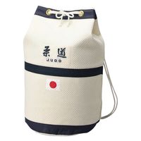九櫻(クザクラ) 柔道 スポーツバッグ アイボリー 日の丸入り 大 JF4 1個（直送品）