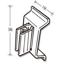 ワヨー SGサインホルダーB　30個入 10316 1セット（30個）（直送品）