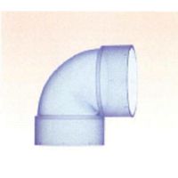 前澤化成工業 VU透明継手エルボ VUL75CL 1セット(5個)（直送品）