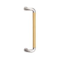 シロクマ NOー121S L型ハーモニー取手メン330ミリ シルバー/Lオーク 1パック（直送品）