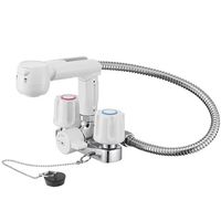 SANEI ツーバルブスプレー混合栓 K3104VR-W 1個（直送品）