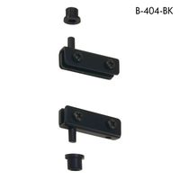 ジョー・プリンス竹下 Bー404ーBK ガラスヒンジ 4~5mm用 1034041200 1セット(50個)（直送品）