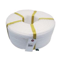 三友産業 PEロープ 白 Φ6mm×200m HR-566 1巻（直送品）