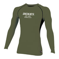 Dickies D-2088 ドライパワーサポート長袖 アーミー L コーコス信岡 1着（直送品）
