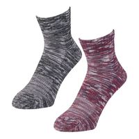 【アウトレット】【ソックス】コーコス信岡 ニオイクリア ロークルー先丸2P MIX フリーサイズ G-9221 1セット（2足）