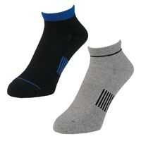 【アウトレット】【ソックス】コーコス信岡 ニオイクリア スニーカー先丸2P MIX フリーサイズ G-9237 1セット（2足）