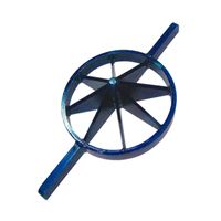 ウエダ製作所 鉄鋼製 両手竹割器 8ツ割大 230mm Tー164 T-164 1個（直送品）