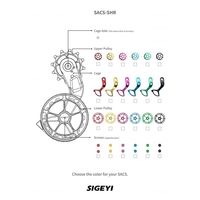 SIGEYI シマノ:R8000/R9100対応 オールブラック SACS-SHR 1個（直送品）