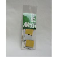 アラコー AKマジックテープ AB10枚セット 25mm角 黒 RR6697 1セット(30セット)（直送品）