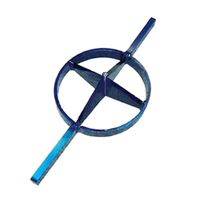 ウエダ製作所 鉄鋼製 両手竹割器 4ツ割大 230mm Tー161 T-161 1個（直送品）