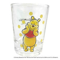 サンアート グラス 50ml ショットグラス くまのプーさん MOGUMOGU ガラス 日本製 キャラクター 335618 1個（直送品）