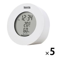 タニタ 温湿度計 時計 温度 湿度 デジタル 卓上 マグネット TT-585