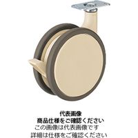 ハンマーキャスター 750P 樹脂製双輪メディカルタイプ 750PーFA1ー100 1セット(2個)（直送品）