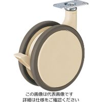 ハンマーキャスター 750P 樹脂製双輪メディカルタイプ 750PーFA2ー100 1セット(2個)（直送品）