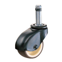 ハンマーキャスター 451K 軽荷重用タイプ 451KーUR50 1セット(8個)（直送品）