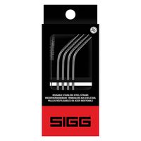 SIGG(シグ) ステンレス ストロー ブラシ付き 4本入 60196 2本（直送品）