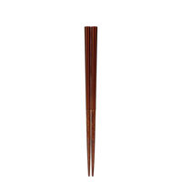 サンライフ 箸 18cm 八角陶彩 木製 天然木 日本製 栗皮 367987 1個（取寄品）