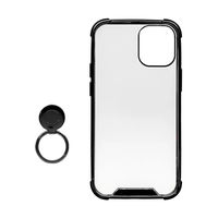 オウルテック iPhone12mini 落下防止リング付き耐衝撃ハイブリッドケース OWL-CVIC5407