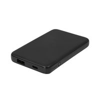 オウルテック Type-C入出力対応 小型軽量モバイルバッテリー5000mAh ブラック OWL-LPB5012-BK 1個（直送品）