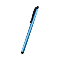 オウルテック シリコンゴム採用 超軽量ストラップホール付き タッチペン ブルー OWL-TPSE06-BL 1個