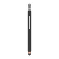 オウルテック 子供のタブレットPC学習に最適なエンピツ型タッチペン ショートタイプ ブラック OWL-TPSE09-BK 1個