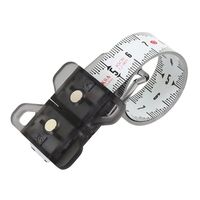 新潟精機 新潟精機(SK) スパイラルメジャー グレー SMTー100GY 00180501 1セット(4台)（直送品）