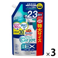 バスマジックリン エアジェット 除菌EX ハーバルクリア 詰め替え 特大 760mL 1セット（3個） 浴室用洗剤 花王