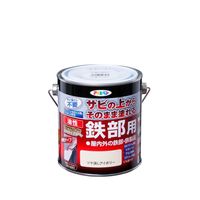 アサヒペン 油性高耐久鉄部用 0.7L ツヤ消しアイボリー 4970925527561 1セット(6缶)（直送品）