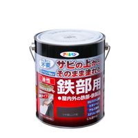 アサヒペン 油性高耐久鉄部用 1.6L ツヤ消しこげ茶 4970925527530 1セット(6缶)（直送品）