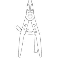 オチアイ RTー3 プライヤー RT-3 プライヤ- 1セット(2個)（直送品）