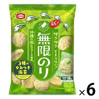 無限のり 73g 6袋 亀田製菓 おせんべい あられ おつまみ