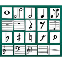 全音楽譜出版社 楽譜記号カード ZOK-9 602-703 1個（直送品）