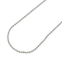 日本紐釦貿易 ダイヤレーン 3mの切売カット クリスタル #100(1.5mm) シルバー A9-2（直送品）