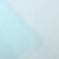 コスモテキスタイル ソフトチュール生地 巾115cm×(半折)4m切売カット 水色 AD1820-4-4M　巾115cm×4m切売カット（直送品）