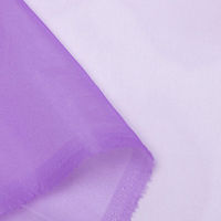 コスモテキスタイル ポリエステルオーガンジー生地 巾112cm×4m切売カット 紫 DD391-175-4M 手芸・ハンドメイド用品（直送品）