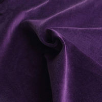 NBK 別珍 ベッチン 綿ビロード 全7色 巾90cm×3m切売カット 紫 EBI9900-25-3M（直送品）
