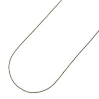 日本紐釦貿易 細身ネックレスチェーン 3mの切売カット 径線0.25mm 内径約0.45mm アンティークゴールド KH107（直送品）