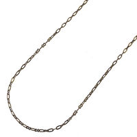 日本紐釦貿易 ネックレスチェーン 3mの切売カット 約/径線0.3mm 内径1mm アンティークゴールド KH12（直送品）