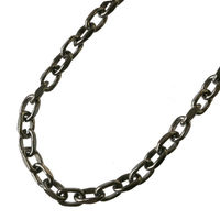 日本紐釦貿易 チェーン 3mの切売カット 内径約5mm 径線約1.5mm ブラックニッケル KH71（直送品）