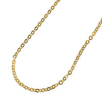 日本紐釦貿易 ネックレスチェーン 3mの切売カット 約/径線0.8mm 内径2mm ゴールド KH85（直送品）