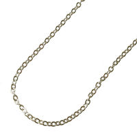 日本紐釦貿易 ネックレスチェーン 5mの切売カット 約/径線0.8mm 内径2mm シルバー KH86（直送品）