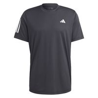 adidas(アディダス) テニスウェア 半袖シャツ クラブ スリーストライプス テニス 半袖Tシャツ J/3XL ｂｌａｃｋ MLE72（直送品）