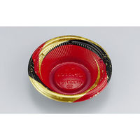 どんぶり容器　BF丸丼16L　月丸赤本体　900枚(50枚×18) 0145216048095　シーピー化成（直送品）