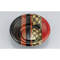 どんぶり容器　BF丸丼18L　越後赤本体　900枚(50枚×18) 0145218043735　シーピー化成（直送品）