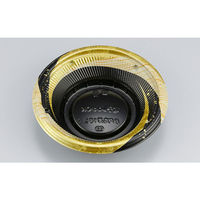 どんぶり容器　BF丸丼18L　月丸黒本体　900枚(50枚×18) 0145218048105　シーピー化成（直送品）