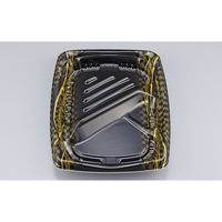 弁当容器 TNほうび7-1 いち紐黒本体　600枚(50枚×12) 025070701A075　シーピー化成（直送品）